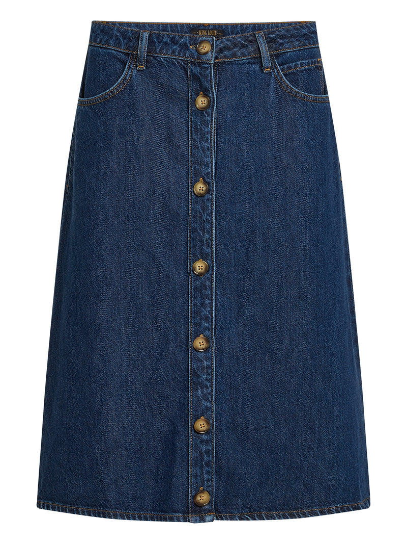 King Louie Marie skirt playa denim