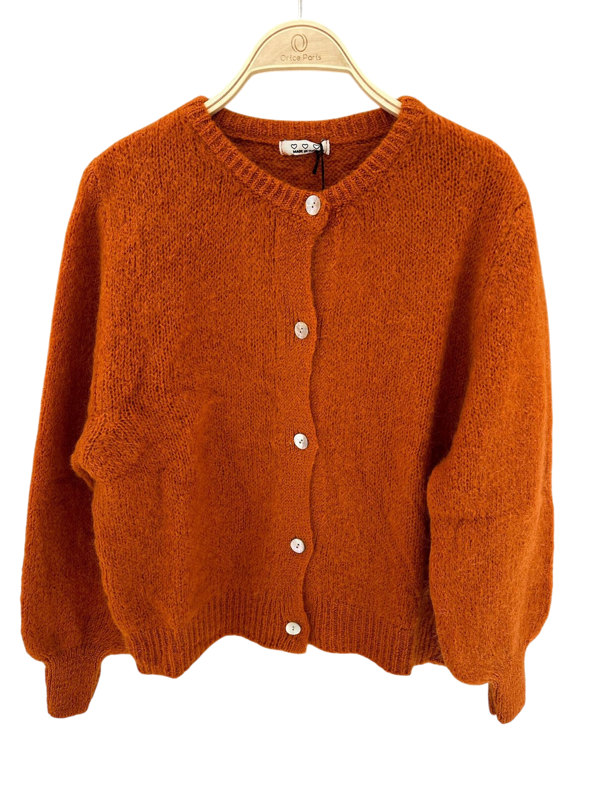 Kid mohair blend cardigan