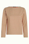 King Louie boatneck top Britney stripe