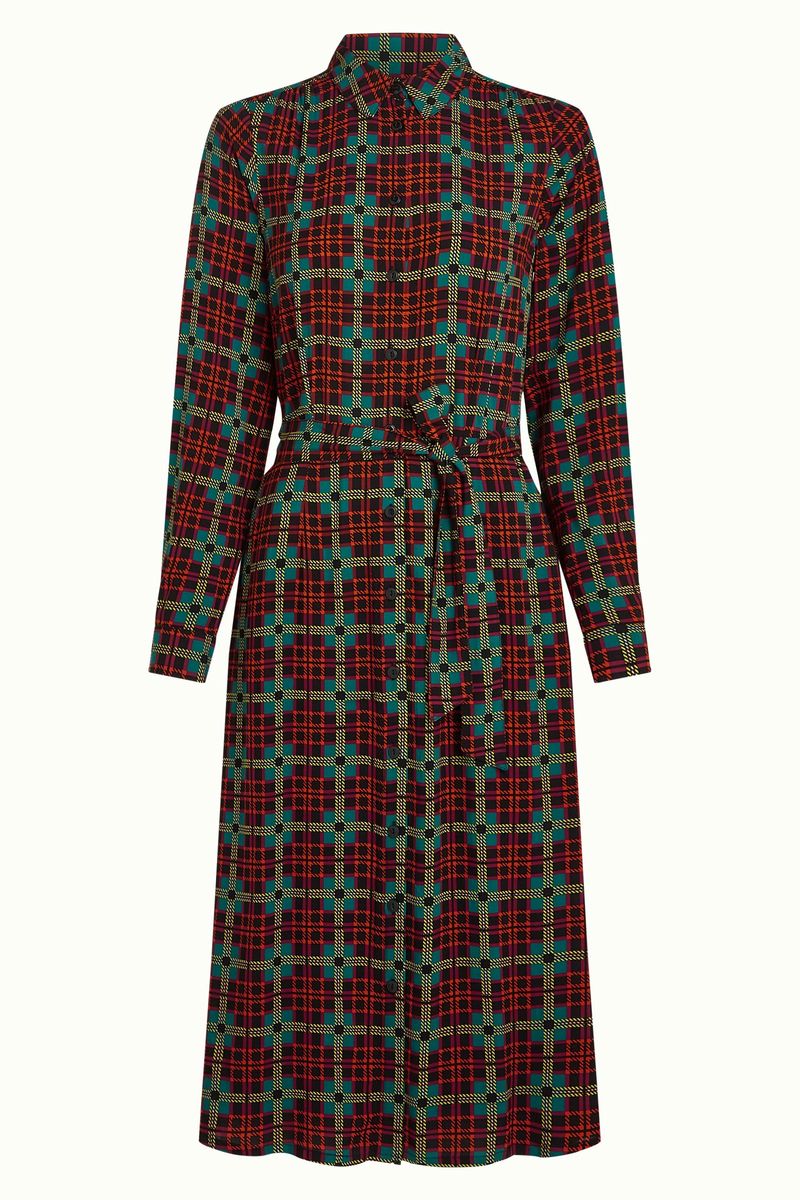 King Louie Olive dress Duna