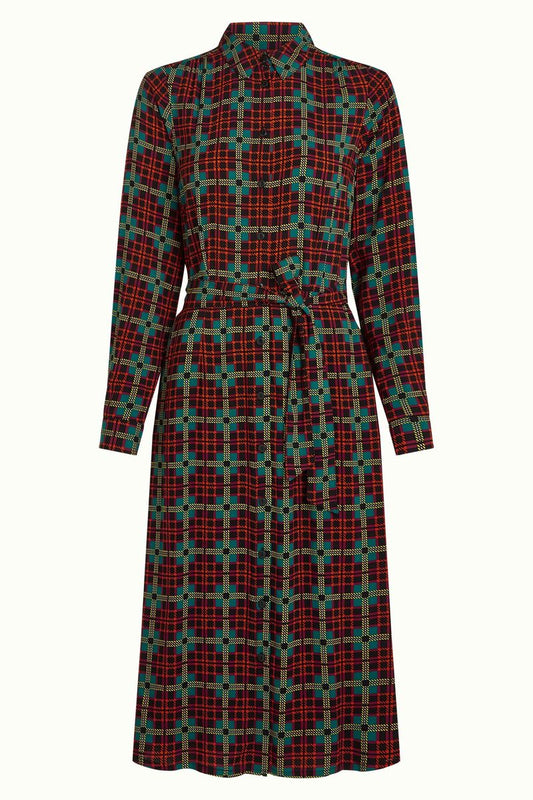 King Louie Olive dress Duna