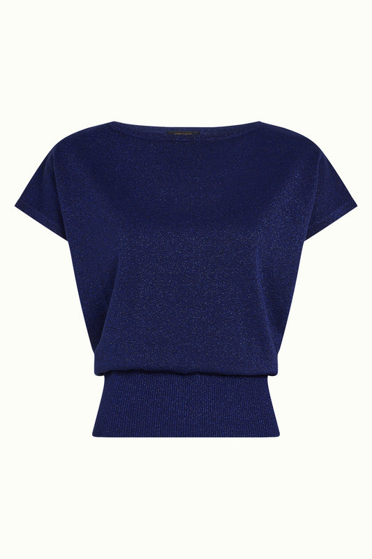 King Louie Laia knit top Lapis