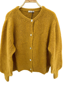 Kid mohair blend cardigan