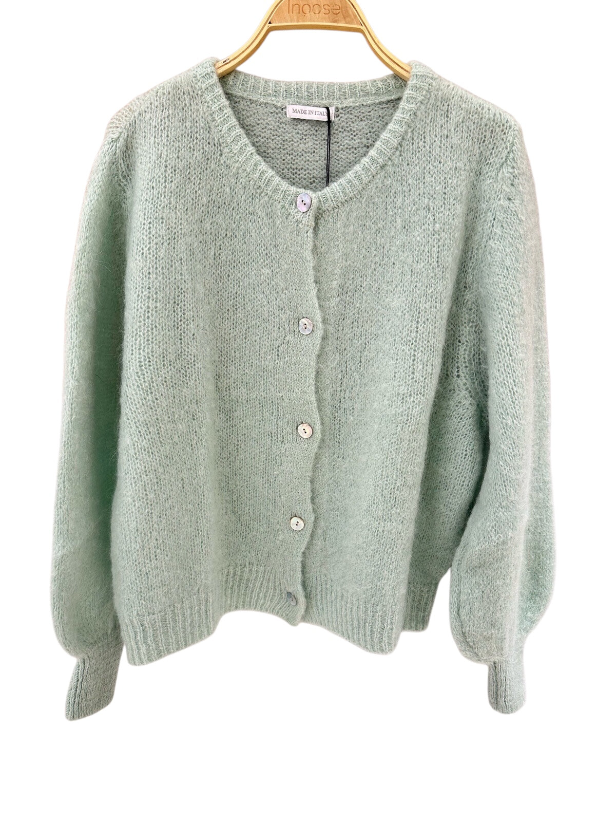 Kid mohair blend cardigan