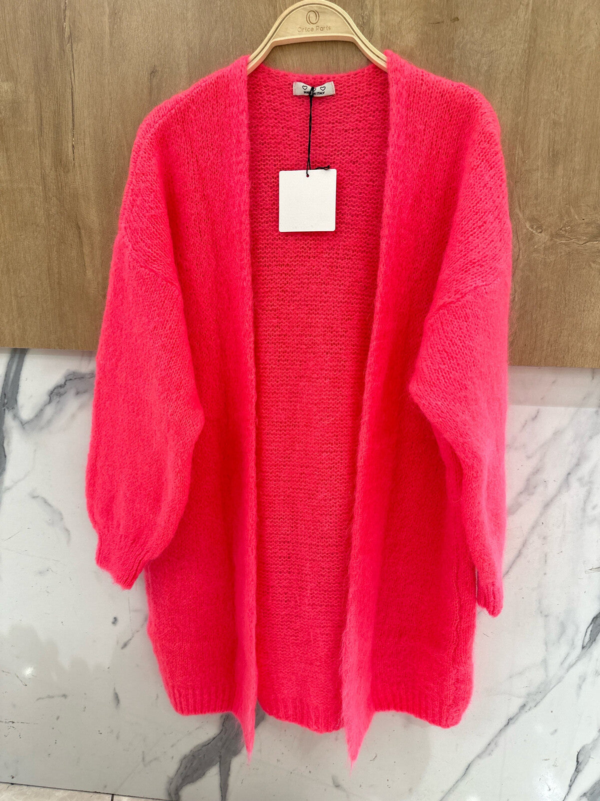Kid mohair blend cardigan