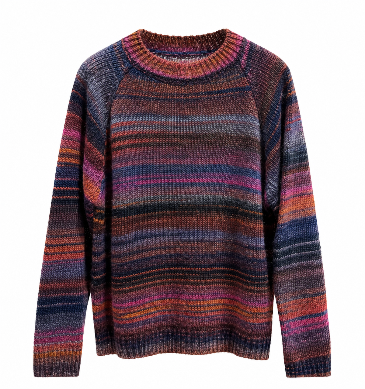 Multicoloured wool mix sweater
