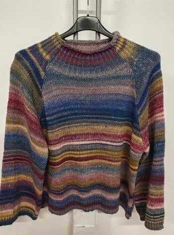 Multicoloured wool mix sweater