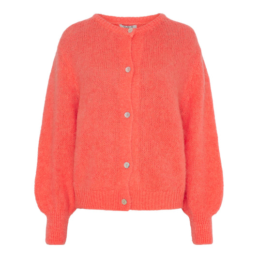 Kid mohair blend cardigan