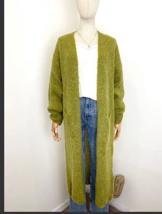 Baby alpaca blend lang cardigan