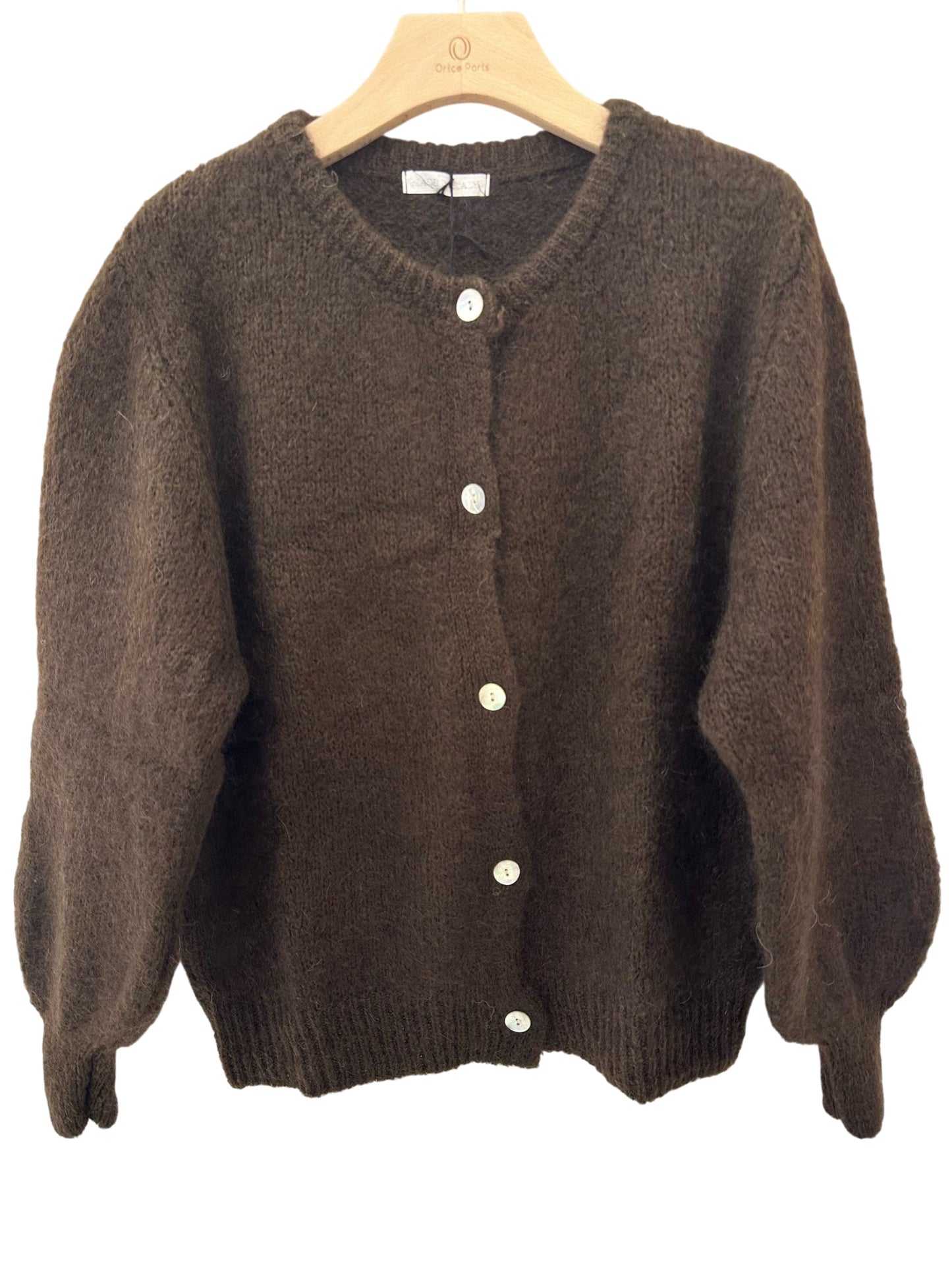 Kid mohair blend cardigan