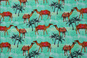 Fabric " Hvem pukler kamelerne for"