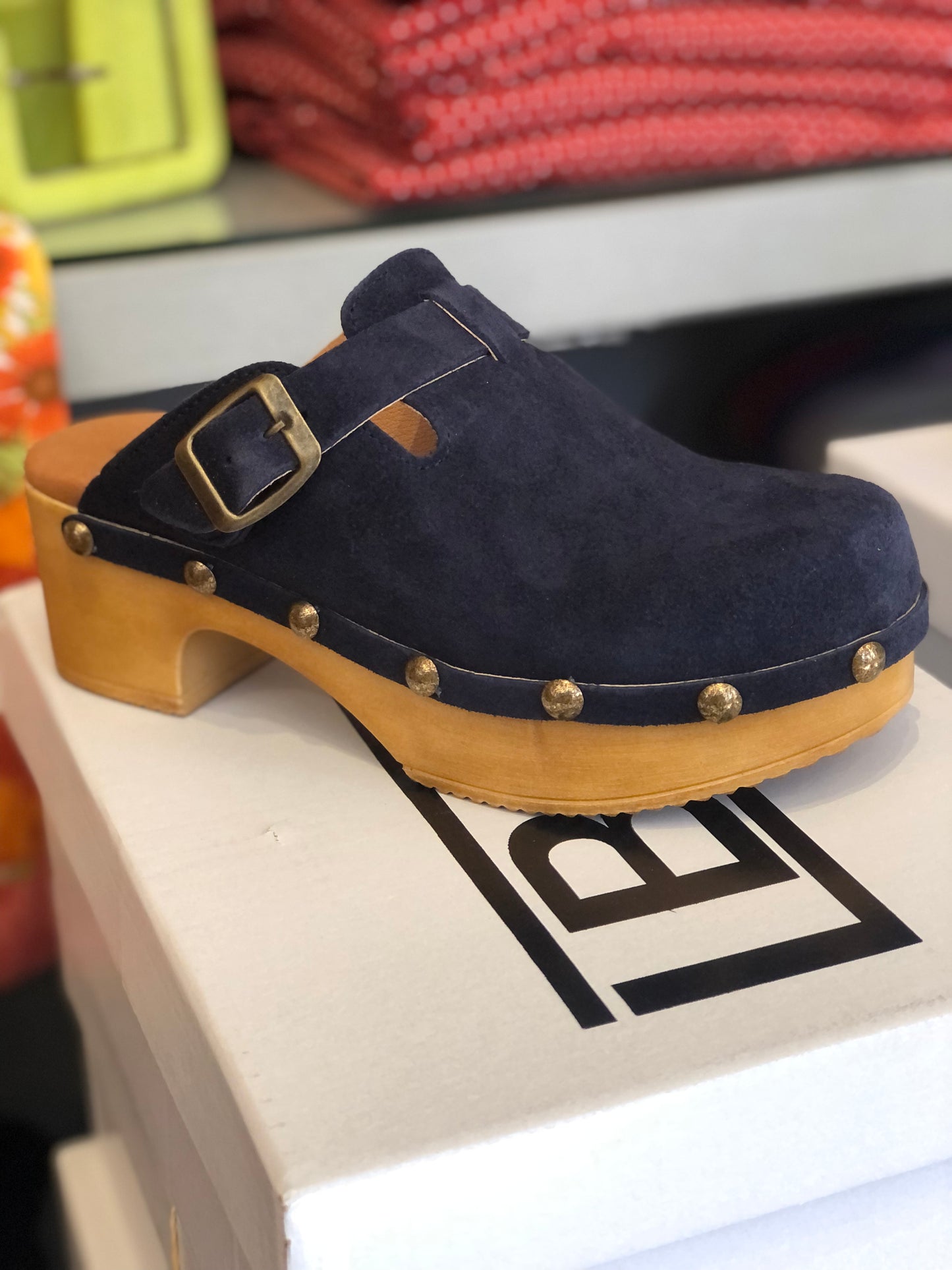 LBDK træsko, navy
